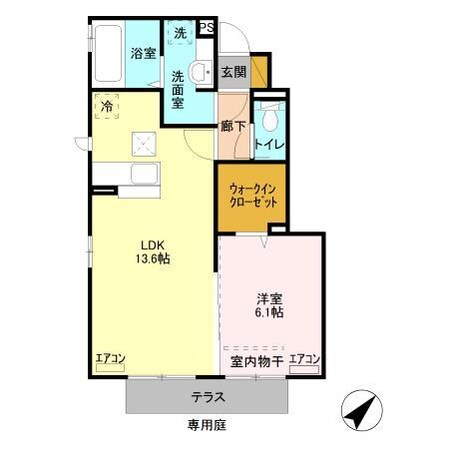 五井駅 徒歩25分 1階の物件間取画像